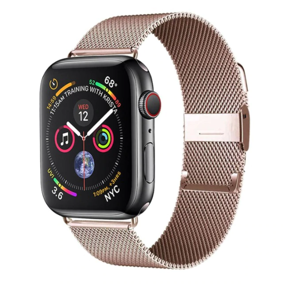 Apple Apple Watch Series 6 5 4 3 Band, Milanese Loop Sport Strap, Magnetic Stainless Steel Bracelet watchband 38mm, 40mm, 42mm, 44mm