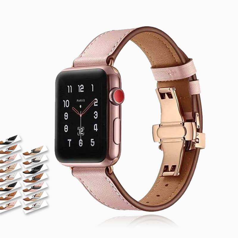 Apple Watch Strap, Apple Watch 42mm 44mm x Hermes Leather Watch