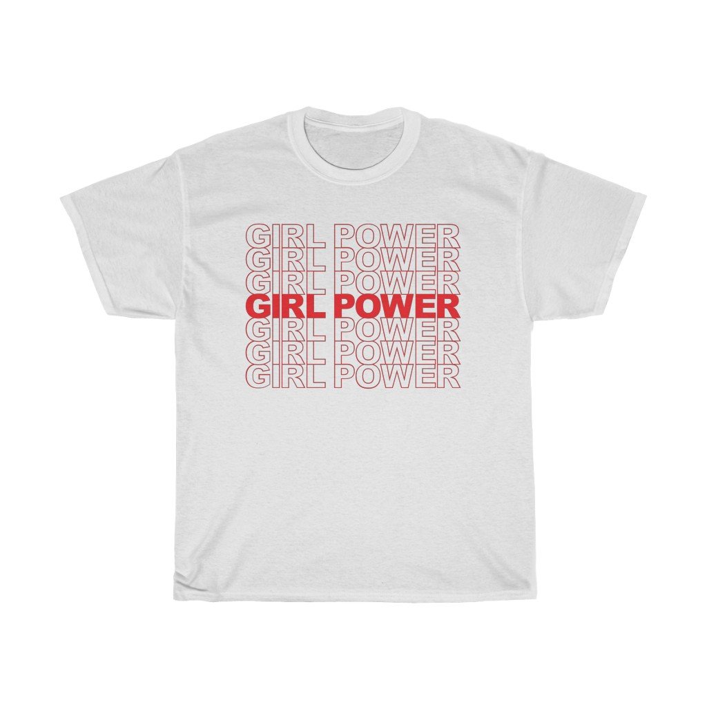 T-Shirt White / S Girl Power, GRL PWR Shirt, Feminist Shirt, Feminist Tshirt, Feminist T-Shirt, Equal Rights, Inspirational Shirt