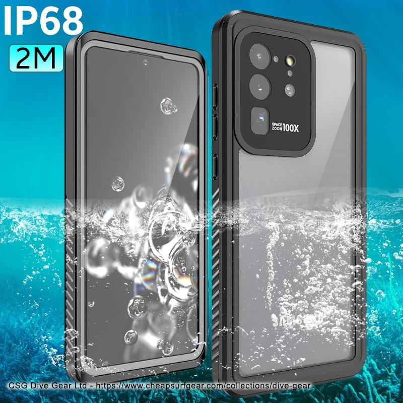2M IP68 Waterproof Case for Samsung Galaxy S20 Ultra/S20+ Plus/S20 5G Shockproof Outdoor Diving Case Cover Galaxy S10 S9 S8|Phone Case & Covers|