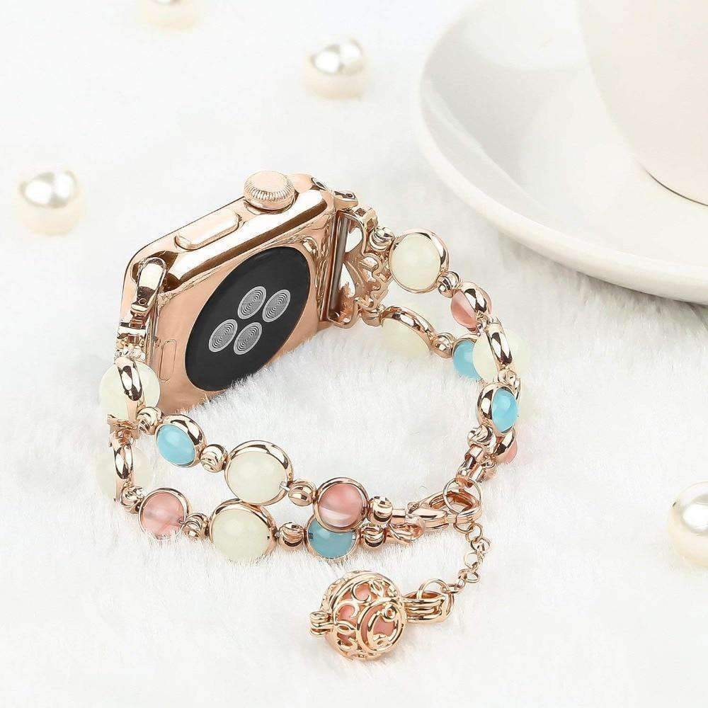 Apple Apple Watch Series 5 4 3 2 Band, Beaded Luminous Glow in dark 38mm, 40mm, 42mm, 44mm - US Fast shipping