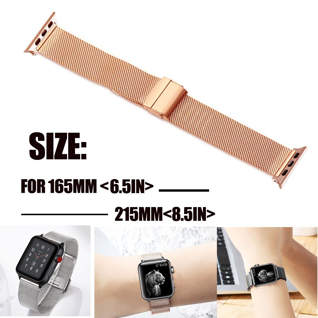 Apple Watch Band Collection  Milanese Buckle Loop Watch Band – My