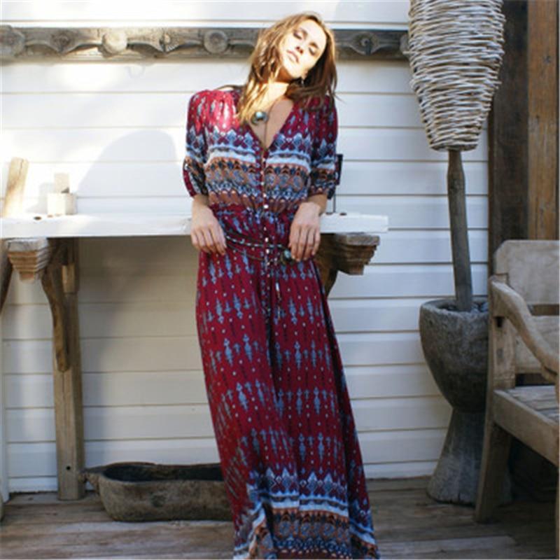 Womens Summer Boho Maxi Long Bandage Dress Evening Sexy Party Beach Dr www.Nuroco.com Womens Summer Boho Maxi Long Bandage Dress Evening Sexy Party Beach Dr www.Nuroco.com