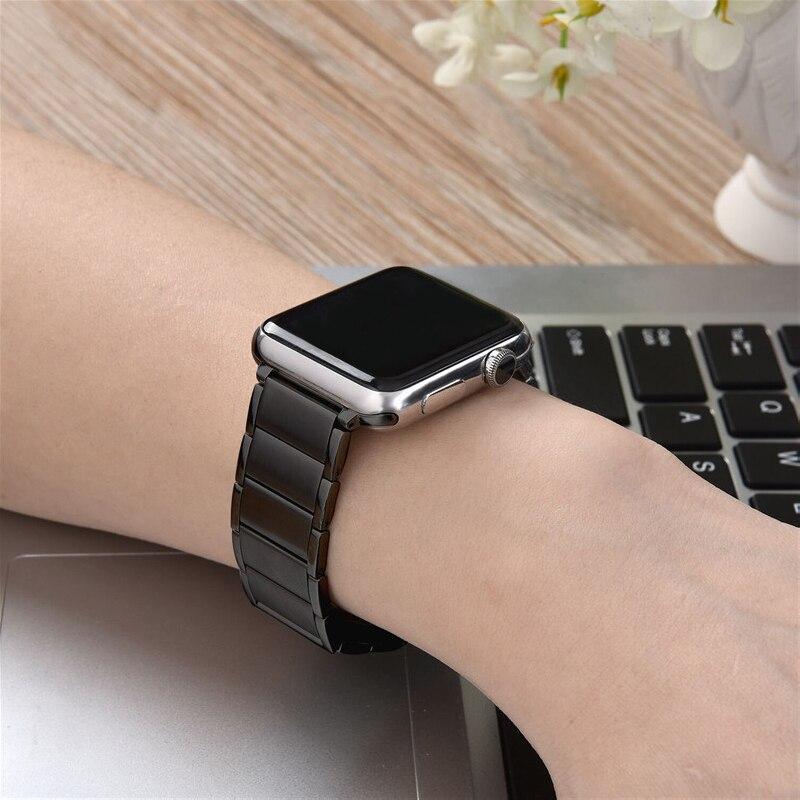 Diamond Case+Metal Strap For Apple Watch Band 45mm 41mm 40mm 42mm 44mm 8 7  SE Women Glitter Metal Strap Diamond Protective Case _ - AliExpress Mobile