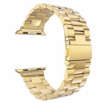 Watchbands Gold / 38mm / 40mm Apple Watch Series 6 5 4 Band, Men's Durable Steel Sport link Bracelet