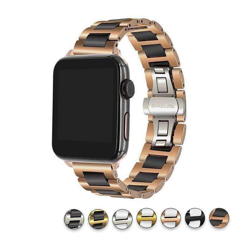 Watches Apple Watch ceramic bands 2, stainless Steel Watchband for iWatch 44mm/ 40mm/ 42mm/ 38mm Series 1 2 3 4