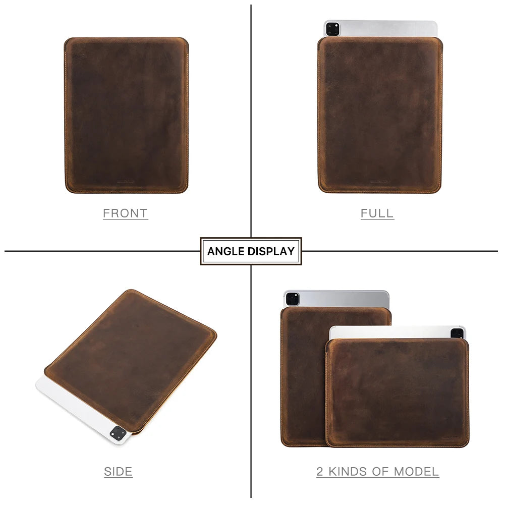 Leather Case for iPad Pro 11 iPad Air 5 Air 4 Pro 13 12 9 for iPad 8th 9th 10th Generation iPad Mini 6/5/4/3/2/1 Sleeve Cover