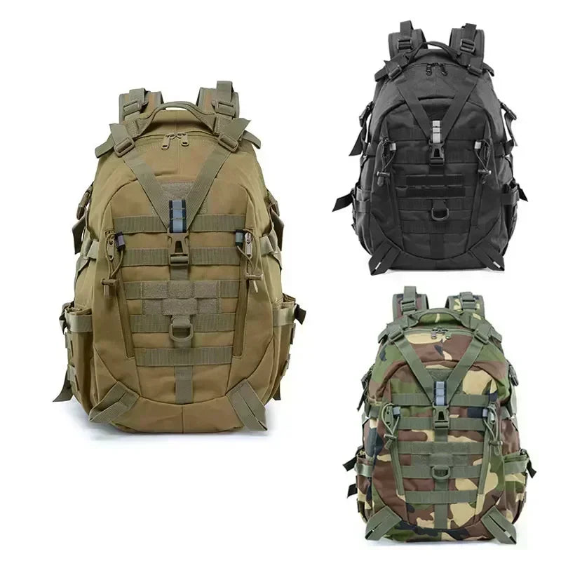 VINBAGGE Zaino Tattico Militare 35L | Nylon Impermeabile Con Sistema MOLLE | Per Escursionismo E Trekking