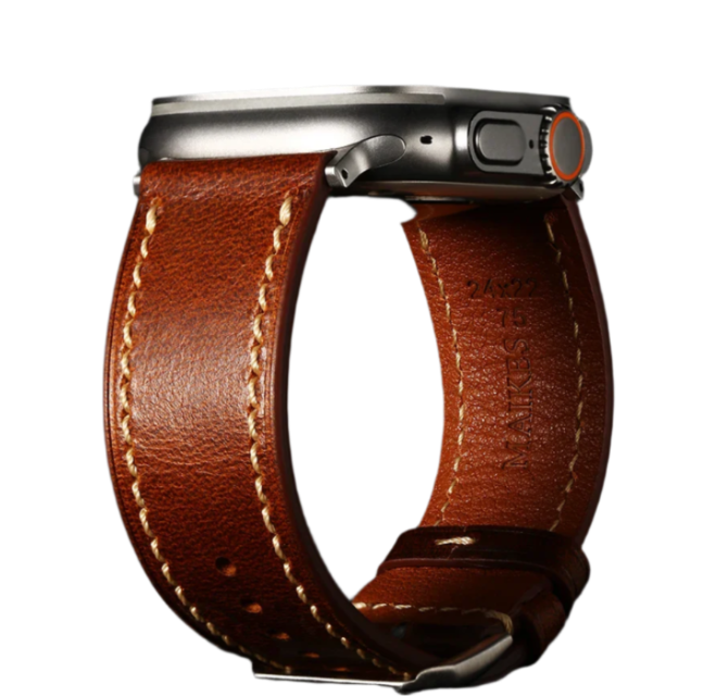 Apple Watch Ultra 49mm Top Quality Leather Strap For iWatch Series SE 45mm 44mm 41mm 40mm Apple Watch Bands