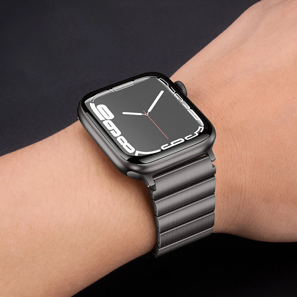 Titanium Alloy Luxury Band for Apple Watch 8 7 41 45mm Ultra 49mm Stra –  www.Nuroco.com