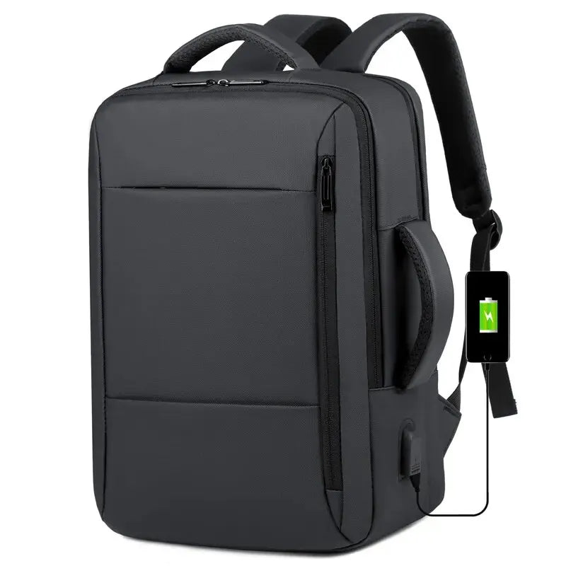 Men Large Capacity Backpack USB Charging Male Laptop Bagpack Waterproof Business Travel Back Pack Luggage Bag Mochila