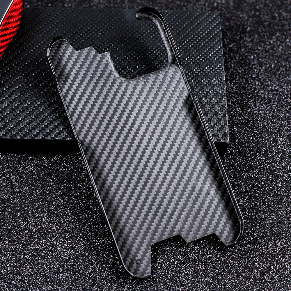 UltraThin Aramid Fiber Carbon For iPhone 16 15 14 13 12 Pro Max iPhone15 13Pro Matte Shell 14Pro 13Promax 15Promax CASE Cover