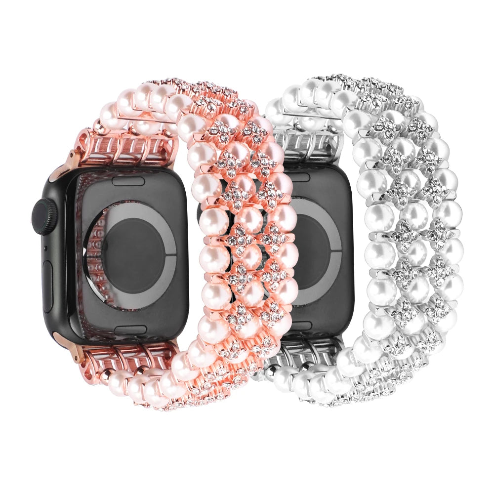 Bling Band for Apple Watch 38 40 41mm 42 44 45 49mm Diamond Metal Bracelet for iWatch Series Ultra 8 7 SE2 6 SE 5 4 3 2