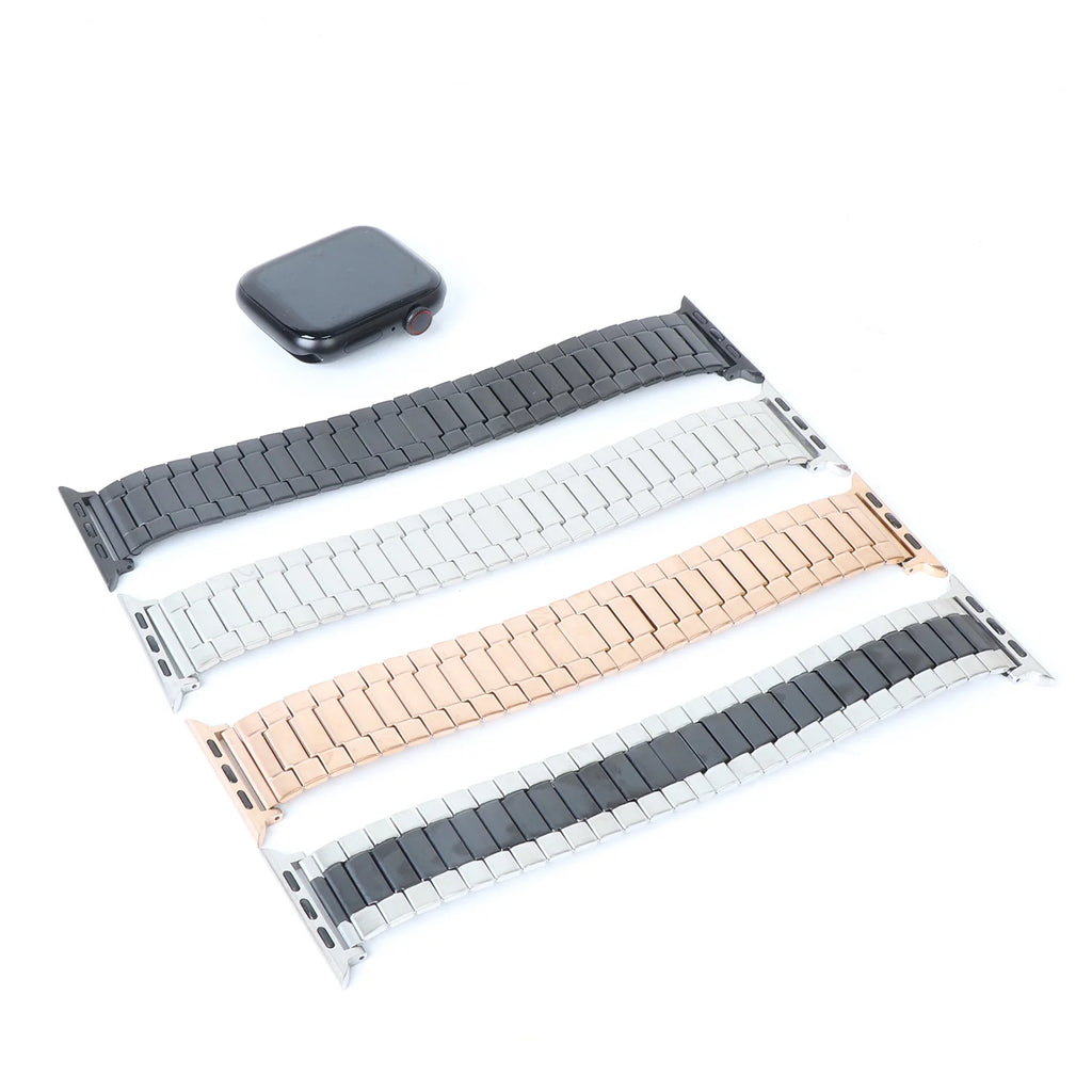 Elastic Bracelet Stainless Steel Strap For Apple Watch Ultra 2 49mm 6/5/4/3 Series 44 40 iwatch 9 8 7 SE 41mm 45mm 38 42mm Band