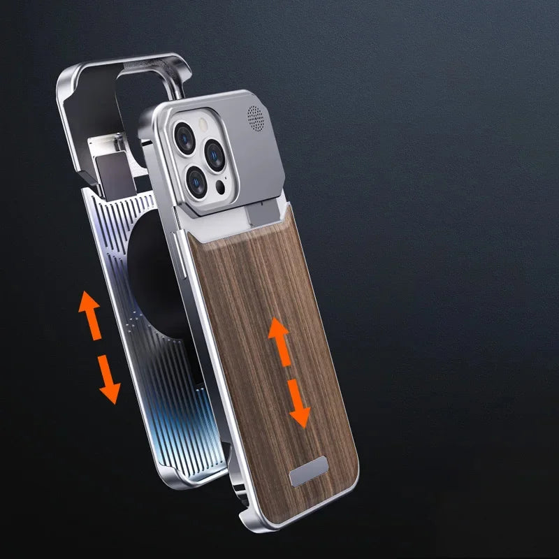 Luxury Solid Wood Metal Integrated Phone Case For IPhone 16 15 14 13 P – www.Nuroco.com Luxury Solid Wood Metal Integrated Phone Case For IPhone 16 15 14 13 P – www.Nuroco.com