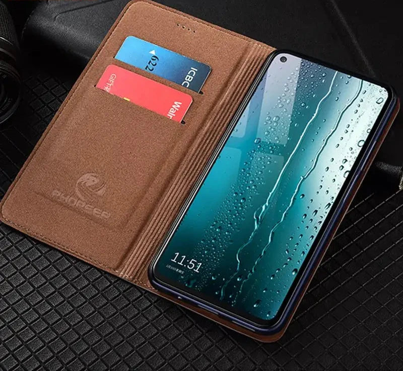 For iPhone 16 15 Pro Max Plus Genuine Leather Case Book For Apple iPhone 14 Pro Max 13 Pro Max 11 12 Pro Max Flip Wallet cover