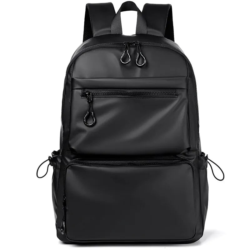 A 14 Inch Men's Backpack Large Capacity Travel Leisure Solid Color Pu – www.Nuroco.com A 14 Inch Men's Backpack Large Capacity Travel Leisure Solid Color Pu – www.Nuroco.com