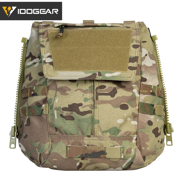 Tactical Panel Zip on Pouch Backpack Plate Carrier Bag for CPC AVS Tactical Panel Zip on Pouch Backpack Plate Carrier Bag for CPC AVS