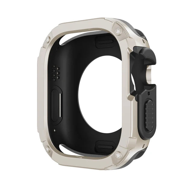 2 in 1 Case for Apple Watch Ultra 41mm 45mm 40mm 44mm 49mm TPU + PC Shockproof Protector Bumper for iwatch Series 8/7/SE/6/5/4