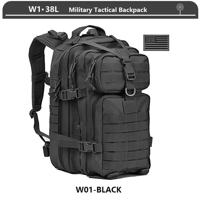 Hiking Backpack For Men WOLT Tactical Backpack For Men 45L