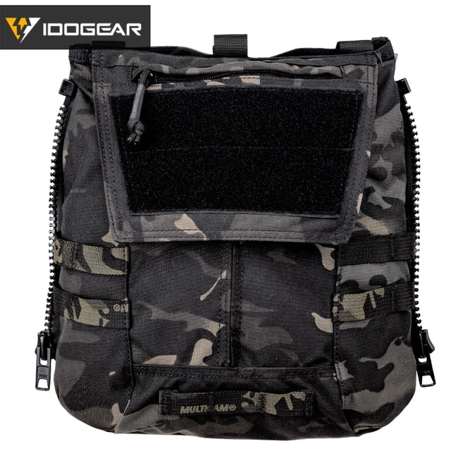 Tactical Panel Zip on Pouch Backpack Plate Carrier Bag for CPC AVS JPC2.0 Vest 3531