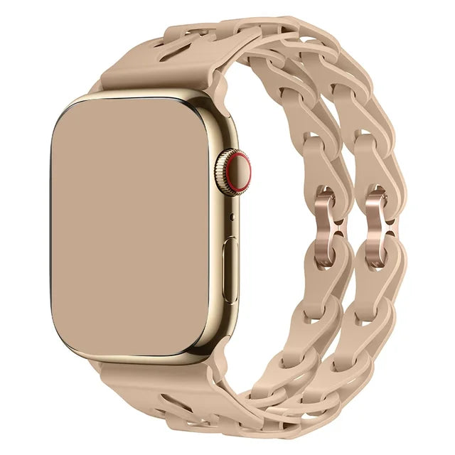 Silicone Strap for Apple Watch Ultra 2 Band 49mm 44mm 42mm 38 40mm 41mm Sport Correa Bracelet for Iwatch Series 9 8 7 6 5 Se 4 3