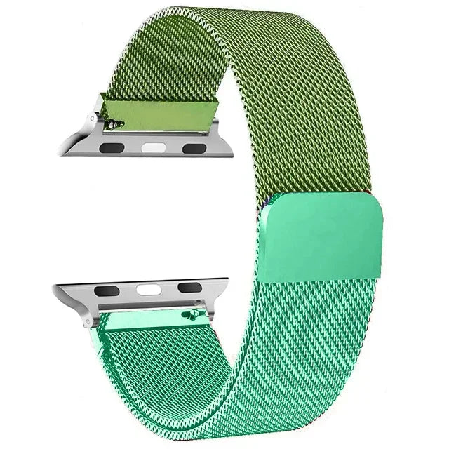 milanese Loop Band for apple watch Strap Ultra 49mm 45mm 44mm 41mm 40mm Metal Wristband bracelet iwatch series 9 8 7 6 5 4 3 SE