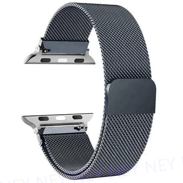 milanese Loop Band for apple watch Strap Ultra 49mm 45mm 44mm 41mm 40mm Metal Wristband bracelet iwatch series 9 8 7 6 5 4 3 SE