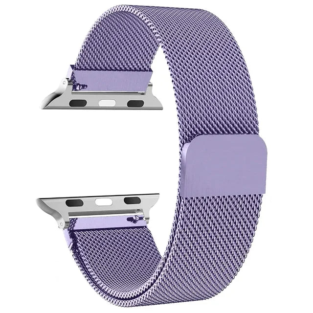 milanese Loop Band for apple watch Strap Ultra 49mm 45mm 44mm 41mm 40mm Metal Wristband bracelet iwatch series 9 8 7 6 5 4 3 SE