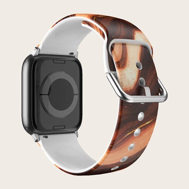 Straps for Apple watch Band 44mm 40mm 45mm 41mm 46 42mm 45mm correa Printed bracelet iWatch series 10 8 7 6 3 SE 9 ultra 2 49mm