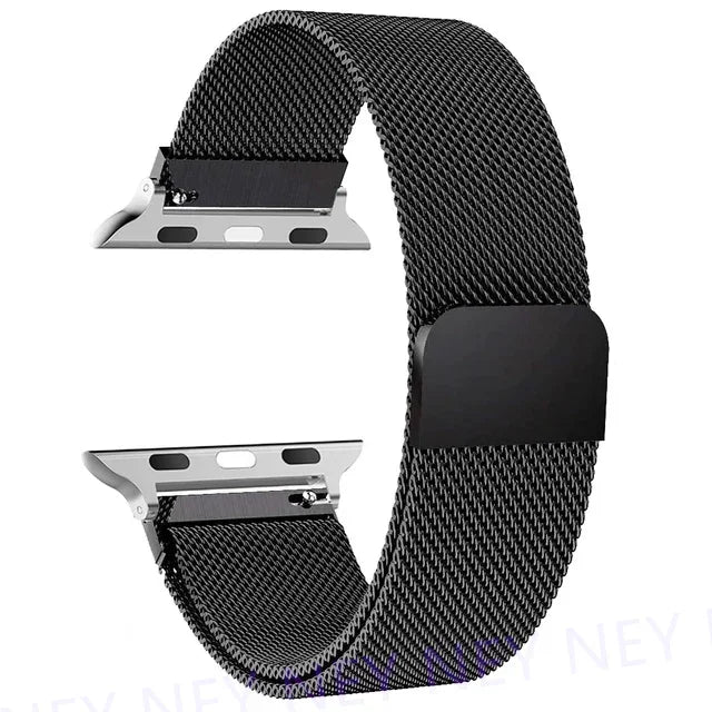 milanese Loop Band for apple watch Strap Ultra 49mm 45mm 44mm 41mm 40mm Metal Wristband bracelet iwatch series 9 8 7 6 5 4 3 SE