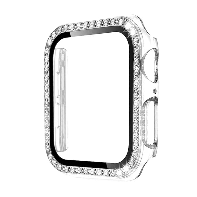 Apple Watch Case Series7 6 SE 5 4 3 2 iWatch Case Accessor 45mm 41mm 44mm 40mm 42mm 38mm Protector Bumper PC Diamond Apple Watch