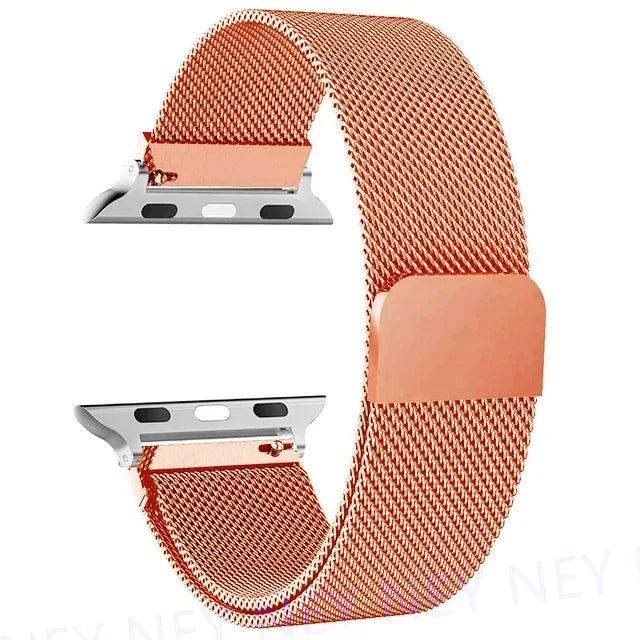 milanese Loop Band for apple watch Strap Ultra 49mm 45mm 44mm 41mm 40mm Metal Wristband bracelet iwatch series 9 8 7 6 5 4 3 SE