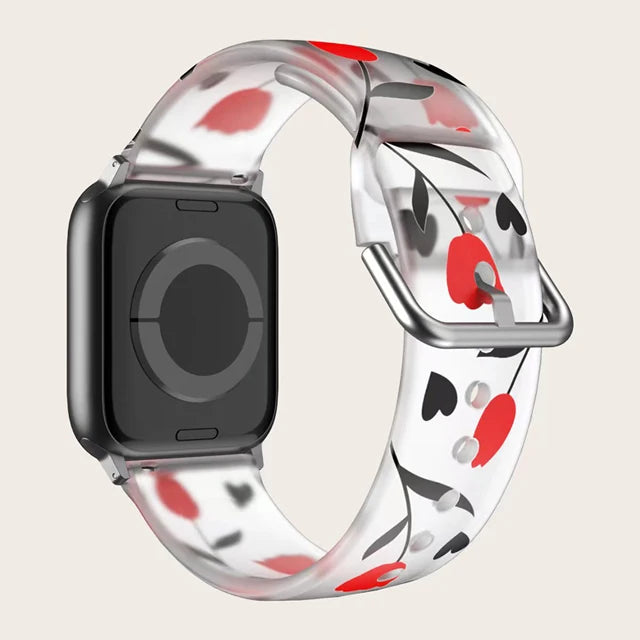 Straps for Apple watch Band 44mm 40mm 45mm 41mm 46 42mm 45mm correa Printed bracelet iWatch series 10 8 7 6 3 SE 9 ultra 2 49mm