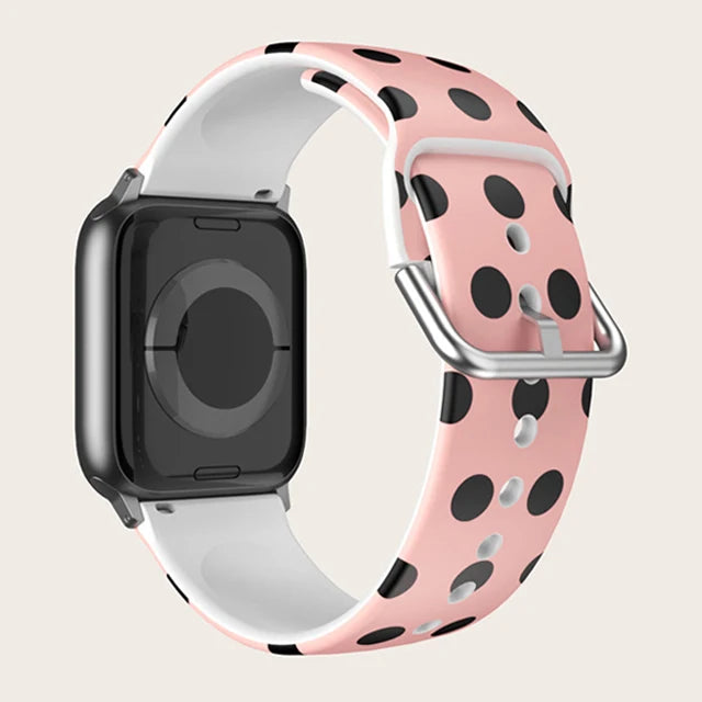 Straps for Apple watch Band 44mm 40mm 45mm 41mm 46 42mm 45mm correa Printed bracelet iWatch series 10 8 7 6 3 SE 9 ultra 2 49mm