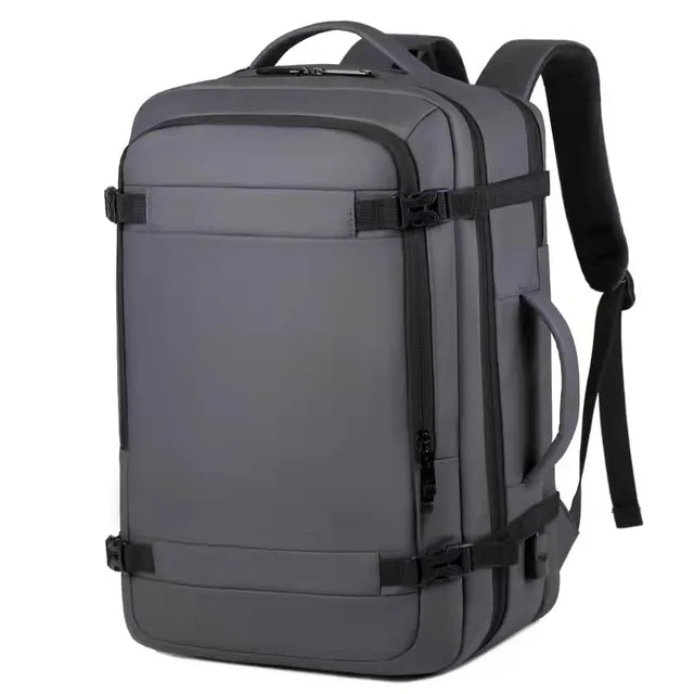 40L Expandable USB Charging Travel Backpack Men Large Capacity Business Water Resistant Durable 17-inch Computer Backpack New