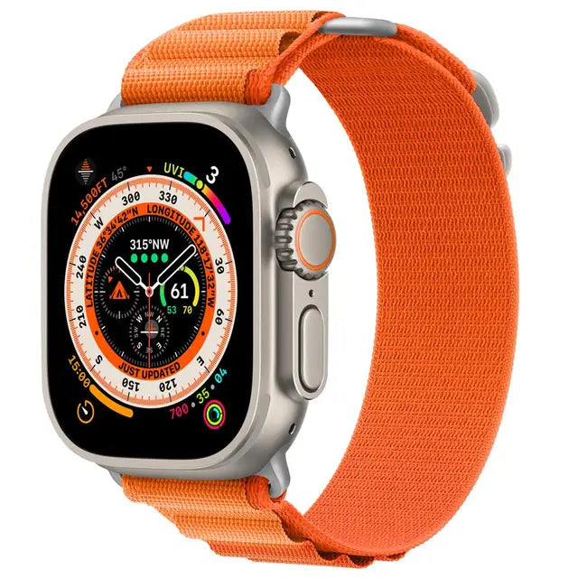 Alpine Loop for Apple Watch ultra Band 49mm 44mm 40mm 45mm 41mm 42mm 45 44 mm nylon bracelet correa iWatch series 9 8 3 se bands