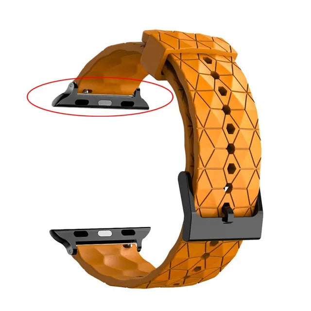 Football Pattern Band For apple watch Ultra 2 strap 49mm 45mm 44mm 41mm 40mm correa Bracelet Belt iwatch Series 3/4/5/6/SE/7/8/9