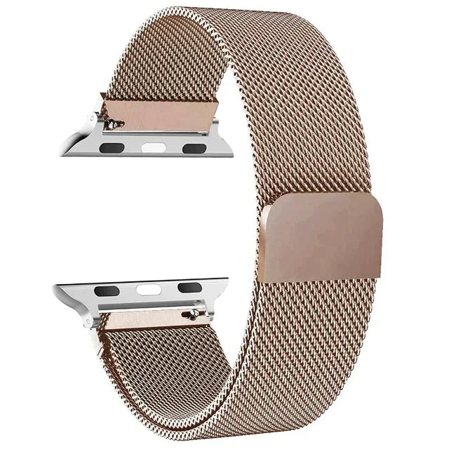 milanese Loop Band for apple watch Strap Ultra 49mm 45mm 44mm 41mm 40mm Metal Wristband bracelet iwatch series 9 8 7 6 5 4 3 SE