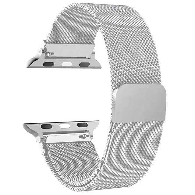 milanese Loop Band for apple watch Strap Ultra 49mm 45mm 44mm 41mm 40mm Metal Wristband bracelet iwatch series 9 8 7 6 5 4 3 SE