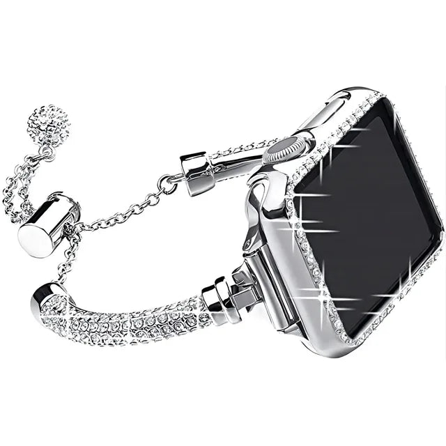 diamond wrist for Apple Watch Ultra Band 49mm 45mm 38mm 41mm 44mm Sparkling Crystal Bracelet iWatch Series 8 7 SE 6 5 4 3 Strap