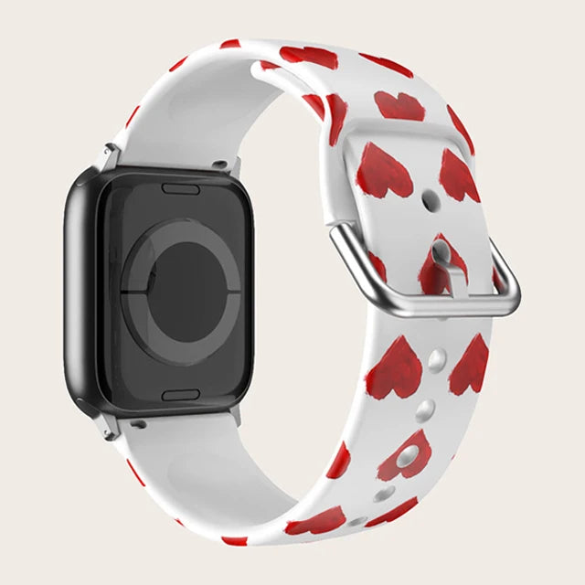 Straps for Apple watch Band 44mm 40mm 45mm 41mm 46 42mm 45mm correa Printed bracelet iWatch series 10 8 7 6 3 SE 9 ultra 2 49mm