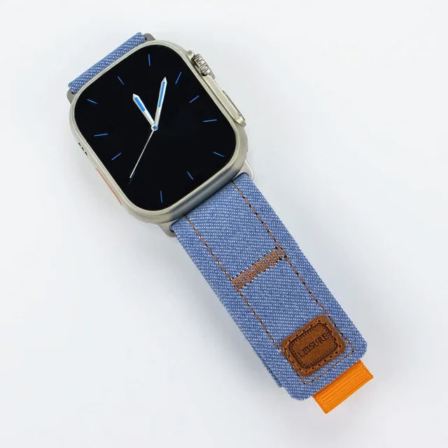 Band for Apple Watch Ultra 2 49mm 45mm 44mm 42mm Sport Strap accessories Nylon bracelet Correa iwatch Series 9 7 6 5 4 8 SE