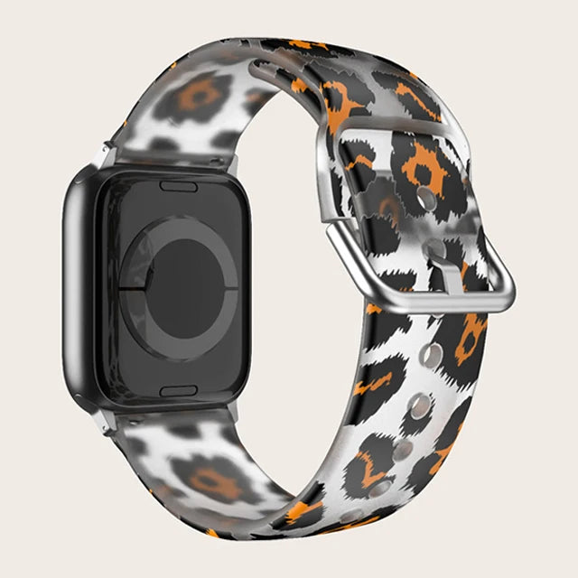 Straps for Apple watch Band 44mm 40mm 45mm 41mm 46 42mm 45mm correa Printed bracelet iWatch series 10 8 7 6 3 SE 9 ultra 2 49mm