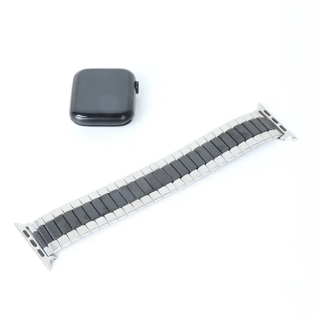 Elastic Bracelet Stainless Steel Strap For Apple Watch Ultra 2 49mm 6/5/4/3 Series 44 40 iwatch 9 8 7 SE 41mm 45mm 38 42mm Band