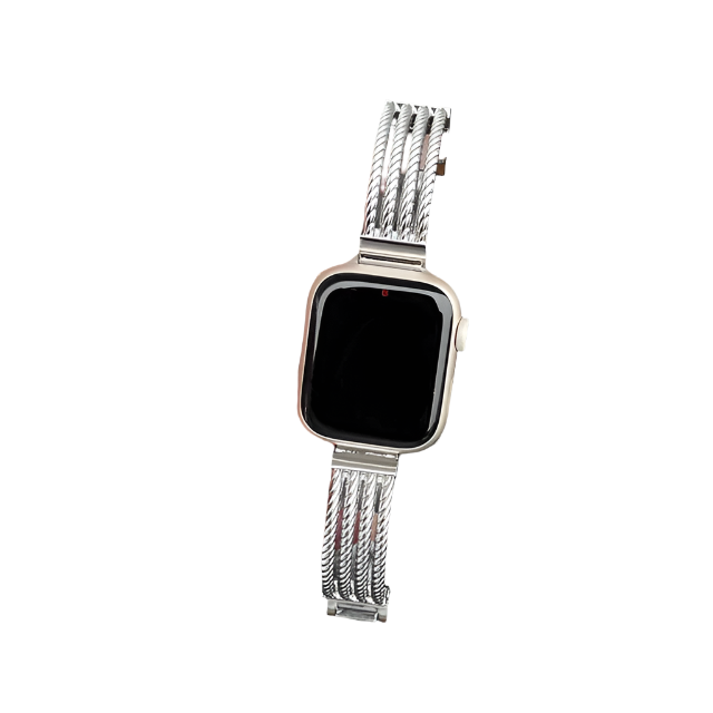 Metal Strap For Apple Watch UItra 8 7 49mm 45mm 44mm INS Stainless Steel Bracelet For iWatch Series 6 5 4 SE 42mm 40mm 38mm Band