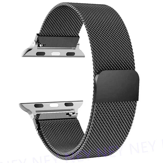 milanese Loop Band for apple watch Strap Ultra 49mm 45mm 44mm 41mm 40mm Metal Wristband bracelet iwatch series 9 8 7 6 5 4 3 SE