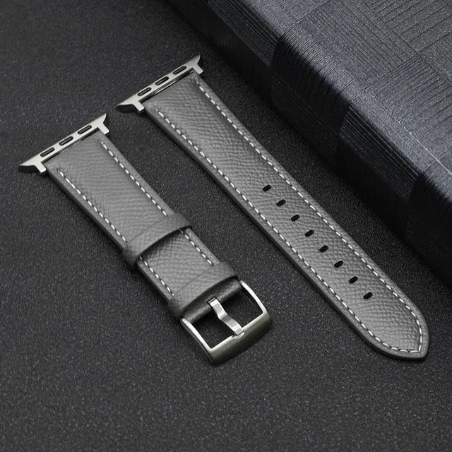 PU Leather Strap for Apple watch band 46mm 42mm 45mm 44mm 41mm 40mm Ultra 2 49mm Correa Bracelet iWatch series 10 9 8 7 6 SE 5 4