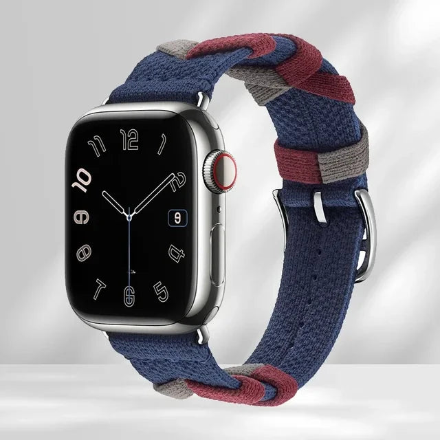 Original Nylon Loop Band For Apple Watch Ultra 2 49mm 44mm 40mm 45mm 49mm 41mm 38mm Bridon Strap For IWatch Series 9 8 SE 7 6 5