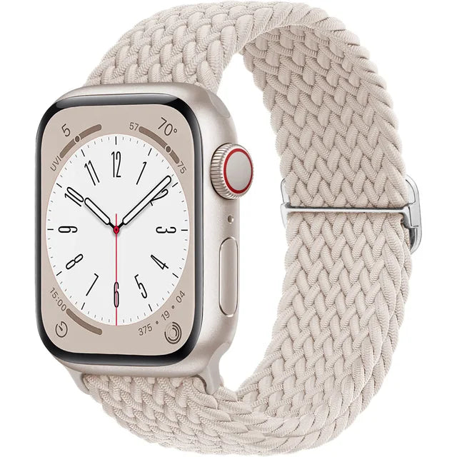 Braided Solo Loop For Apple watch band 44mm 40mm 49mm 45mm 41mm 38mm Elastic Nylon bracelet iWatch series 8 3 se 6 7 Ultra strap